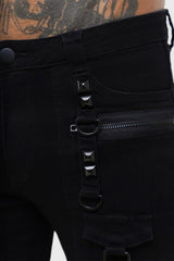 Men Jeans &amp; Trousers | Killstar Kihilist Bondage Trousers