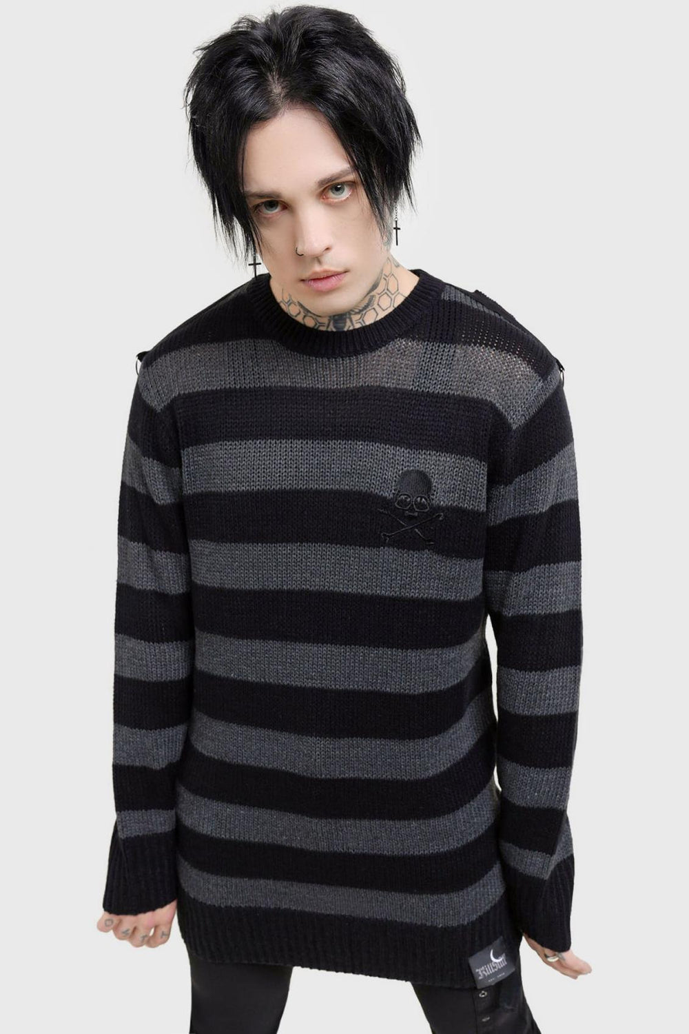 Men Knitwear | Killstar Alleyfade Sweater