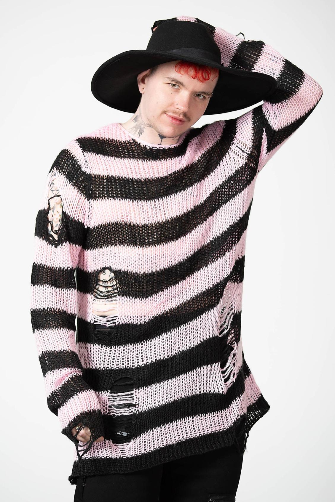Men Knitwear | Killstar Bad Blossoms Knit Sweater