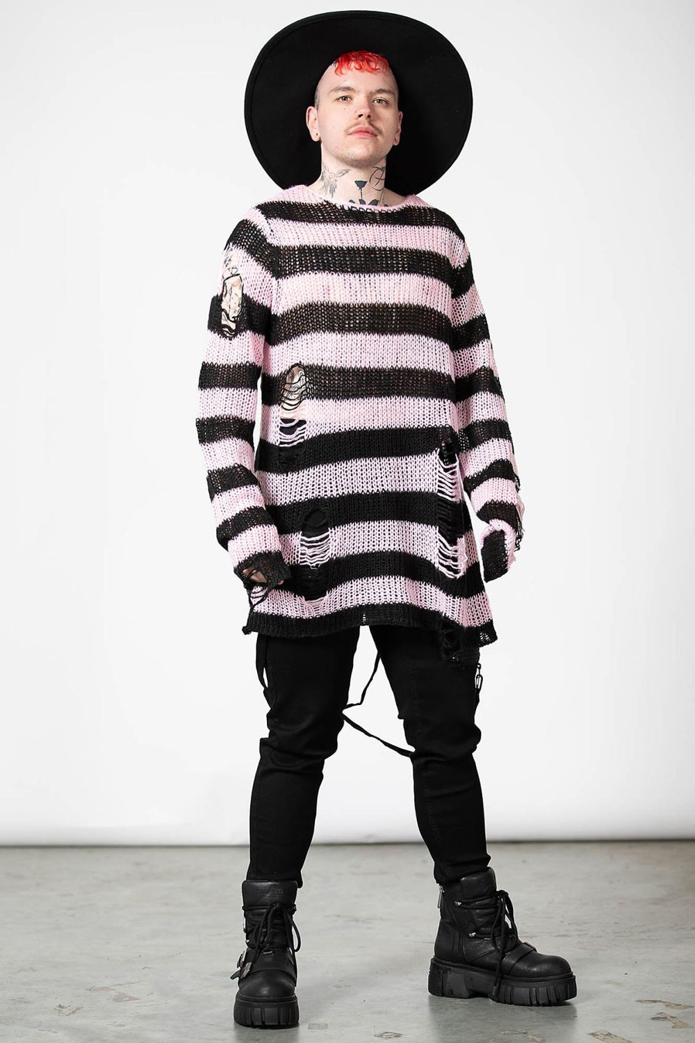 Men Knitwear | Killstar Bad Blossoms Knit Sweater
