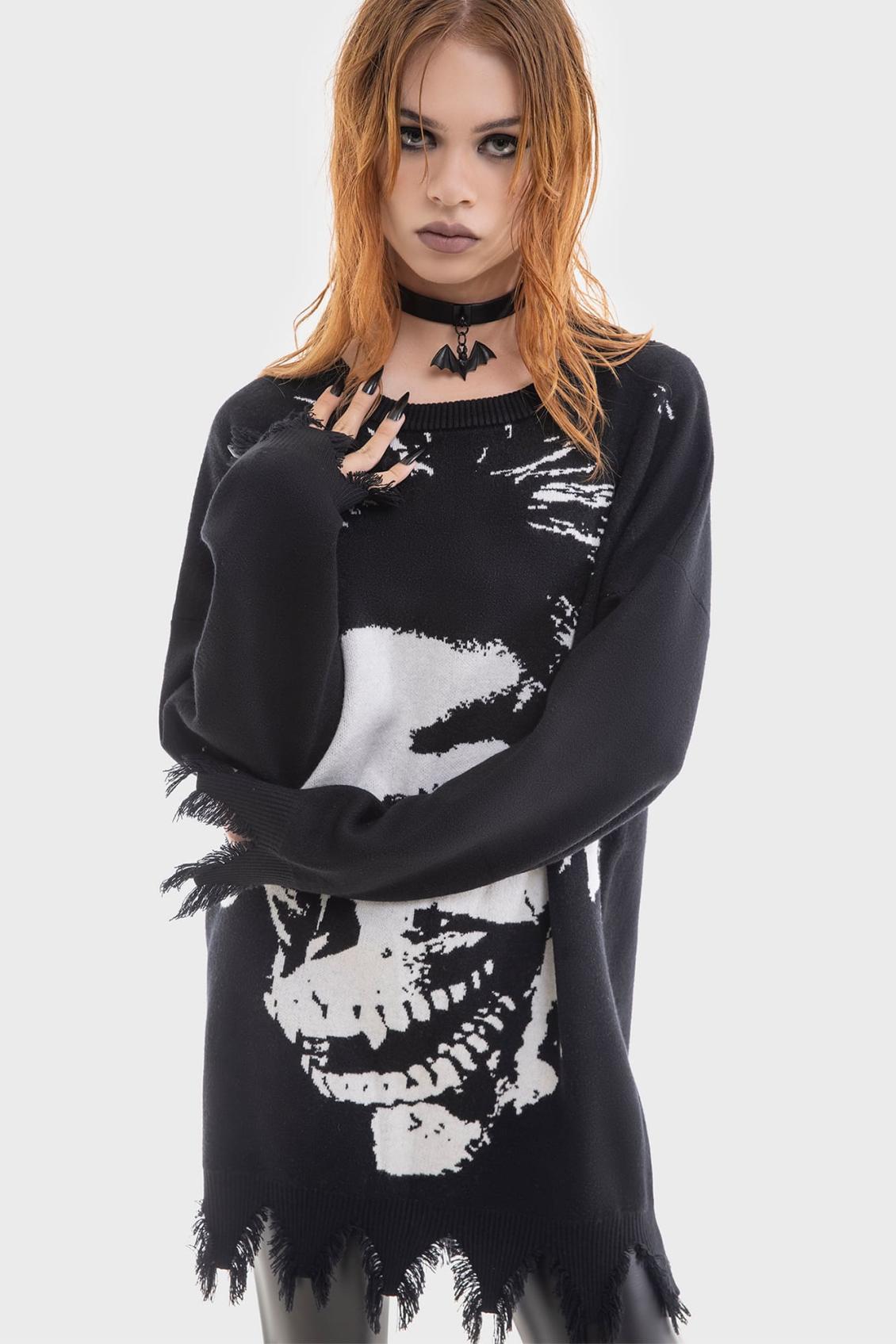 Men Knitwear | Killstar Blood Sucker Sweater