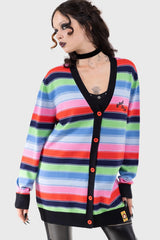 Men Knitwear | Killstar Good Guys Finish Last Knit Cardigan