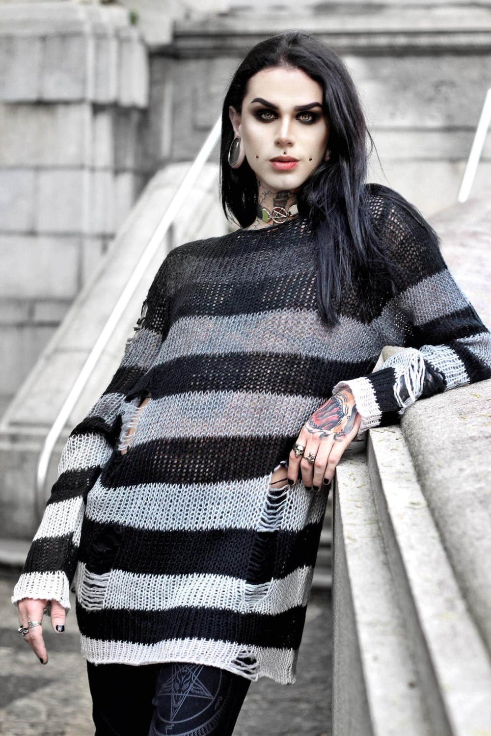 Men Knitwear | Killstar Grady Knit Sweater