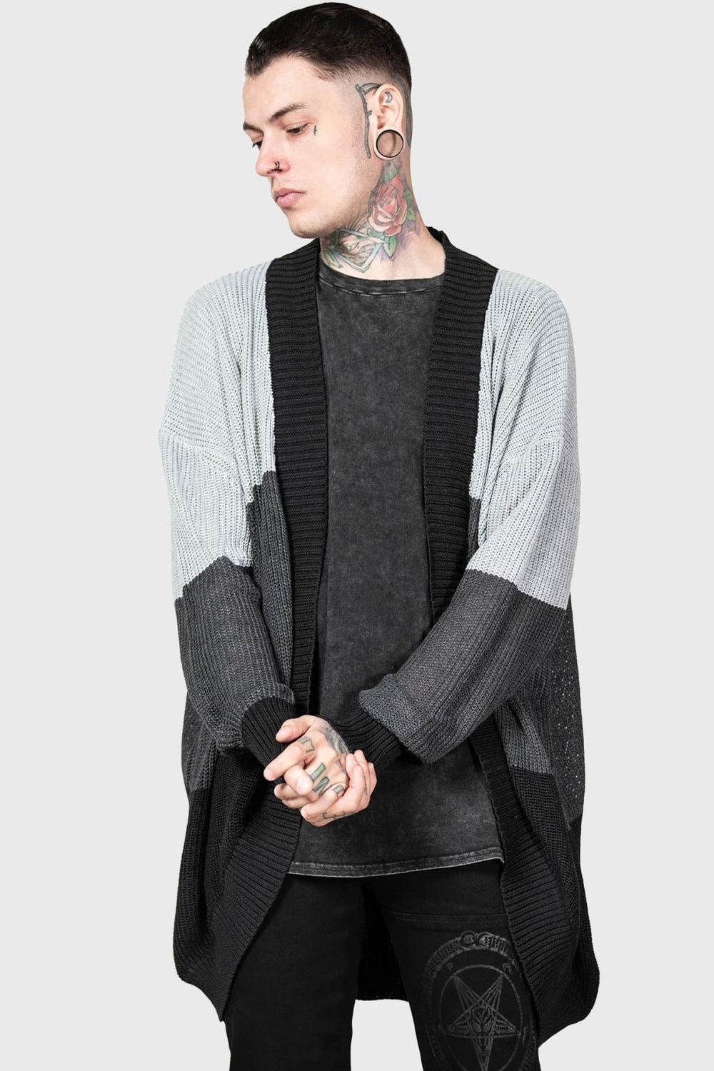 Men Knitwear | Killstar January Mist Cardigan