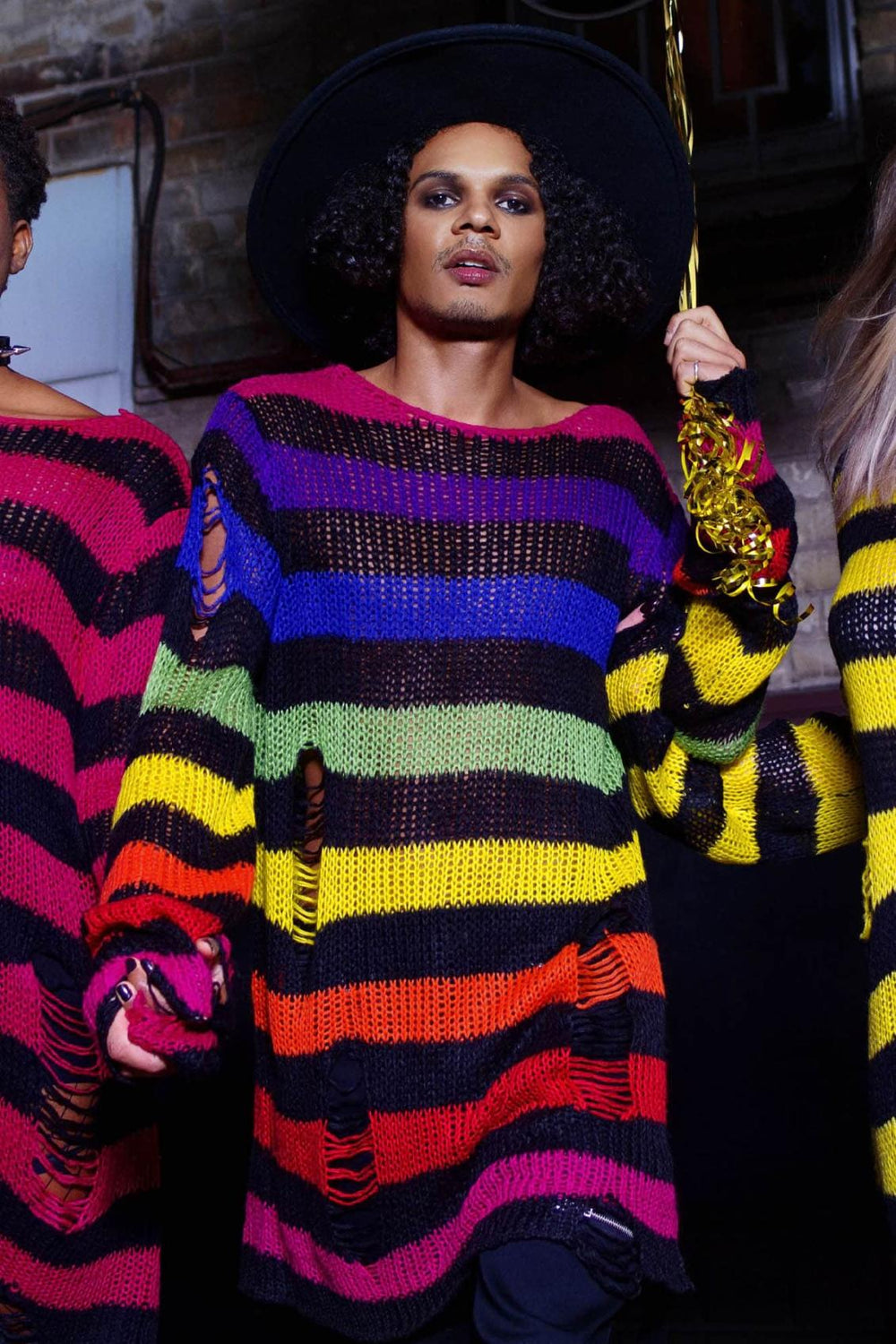 Men Knitwear | Killstar Over The Rainbow Knit Sweater