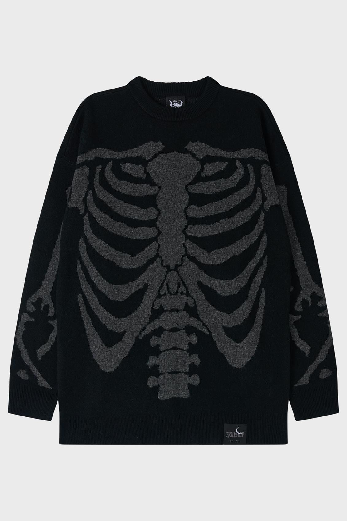 Men Knitwear | Killstar Skellie Sweater