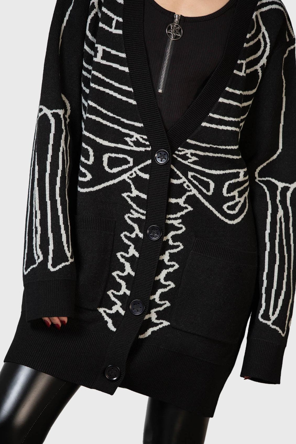Men Knitwear | Killstar Your Remains Cardigan