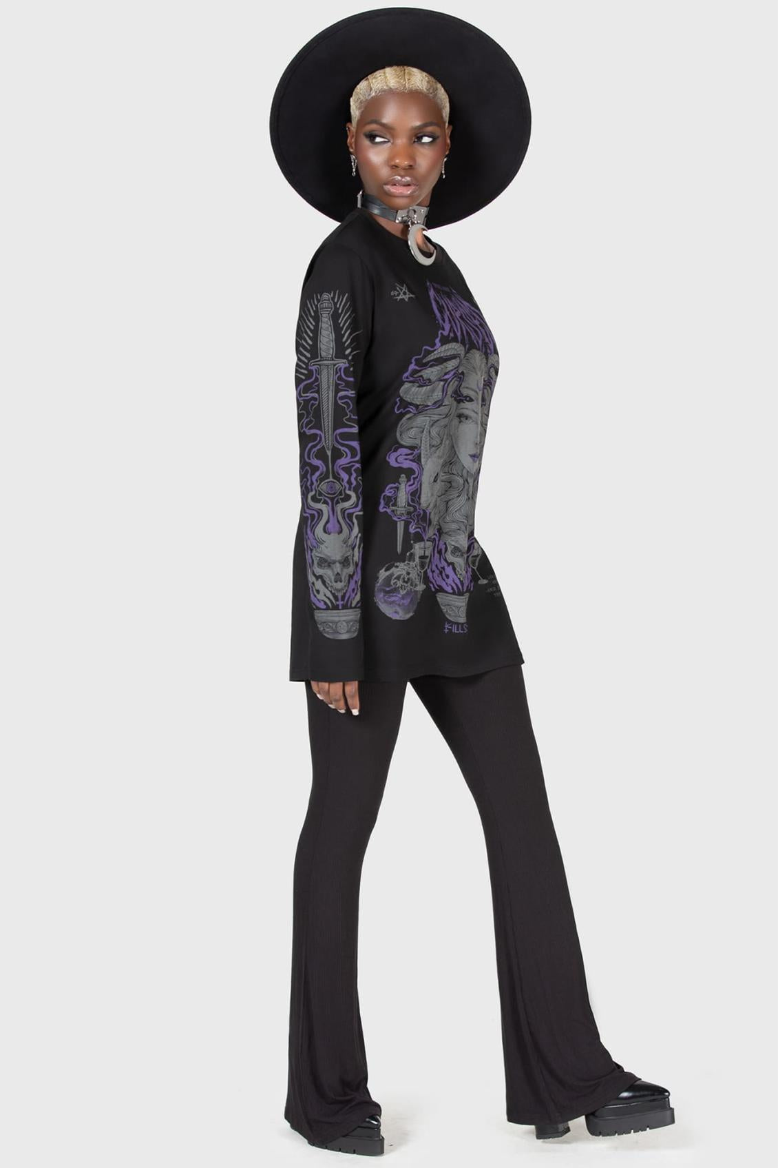 Men Long Sleeves | Killstar Allergra Long Sleeve Top