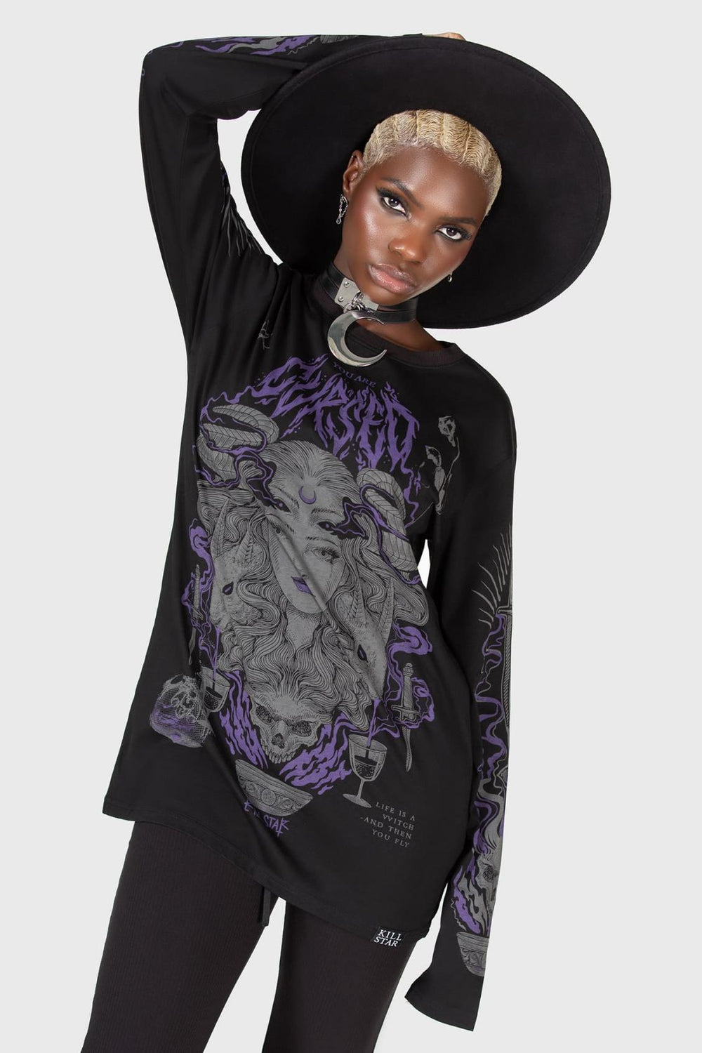 Men Long Sleeves | Killstar Allergra Long Sleeve Top