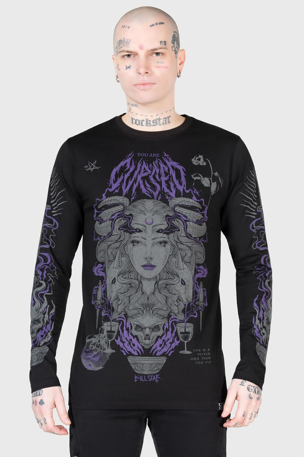 Men Long Sleeves | Killstar Allergra Long Sleeve Top