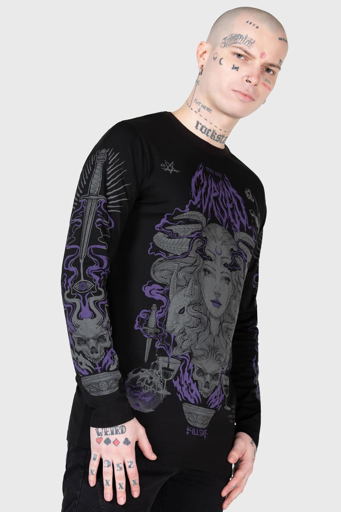 Men Long Sleeves | Killstar Allergra Long Sleeve Top
