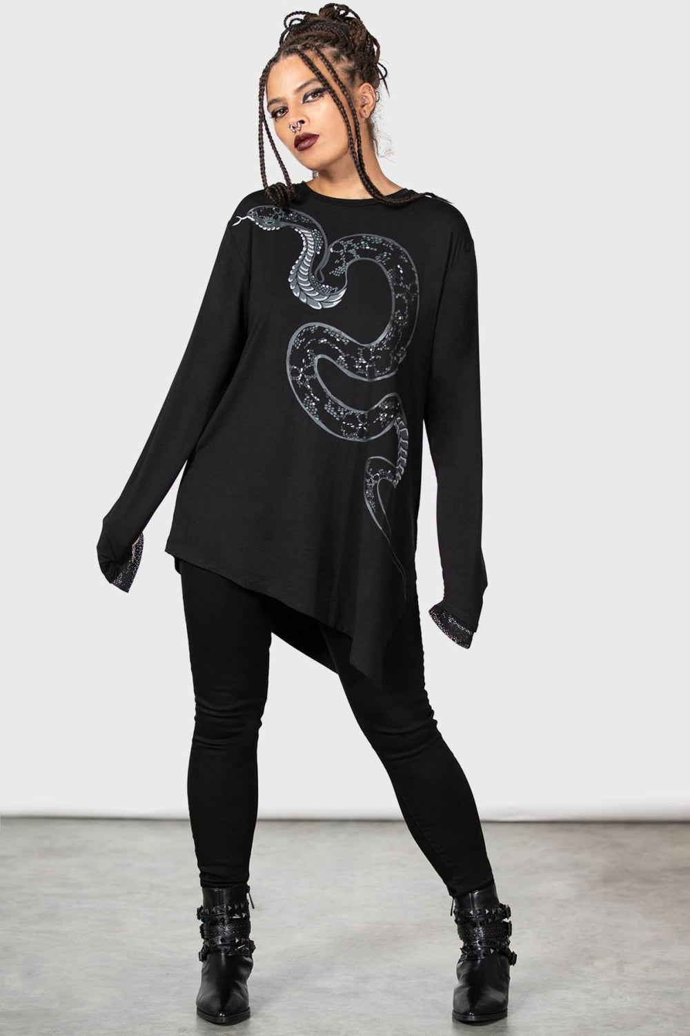 Men Long Sleeves | Killstar Aniliidae Top