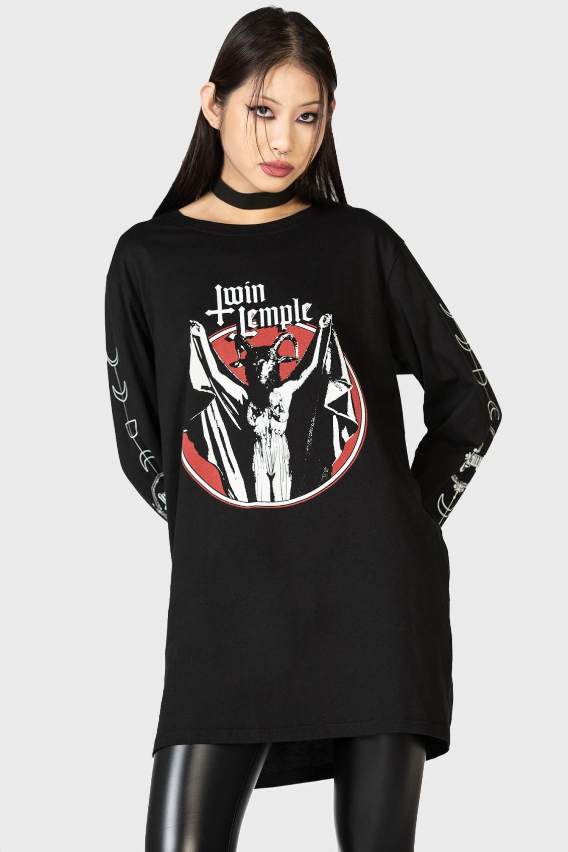 Men Long Sleeves | Killstar Baphomette Long Sleeve Top