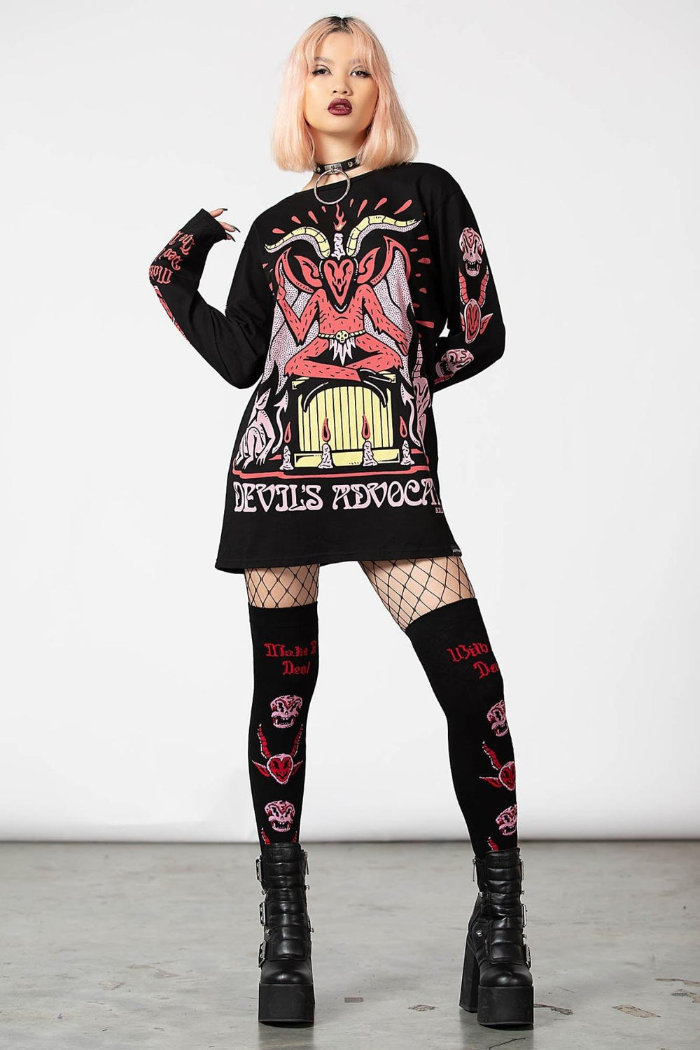 Men Long Sleeves | Killstar Devils Advocate Long Sleeve Top