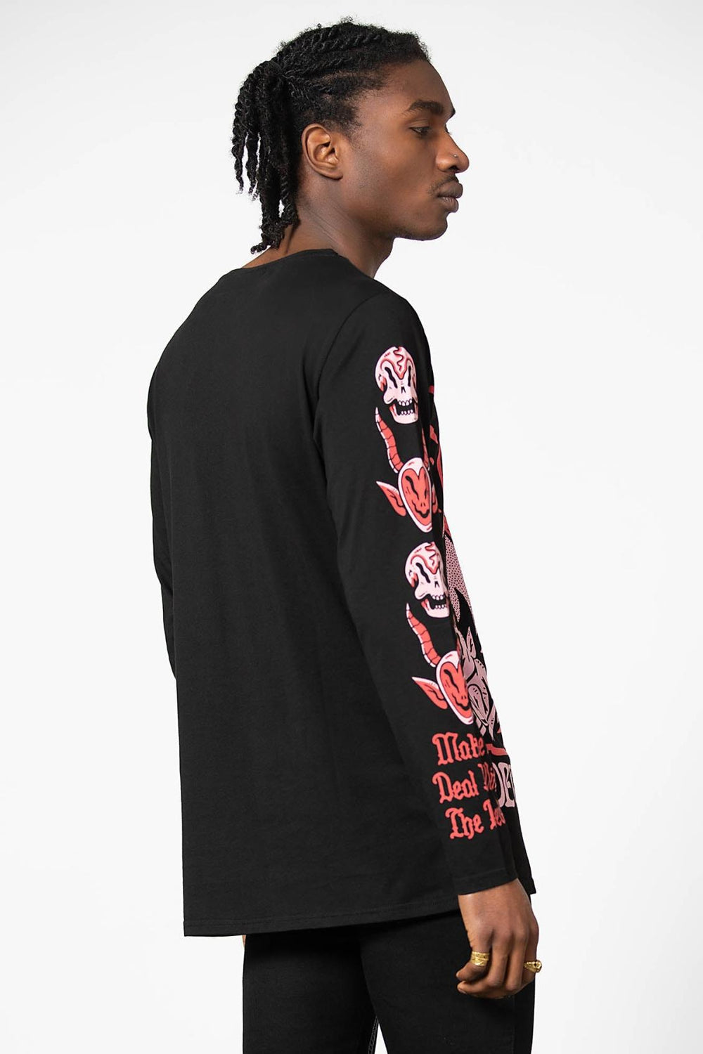 Men Long Sleeves | Killstar Devils Advocate Long Sleeve Top
