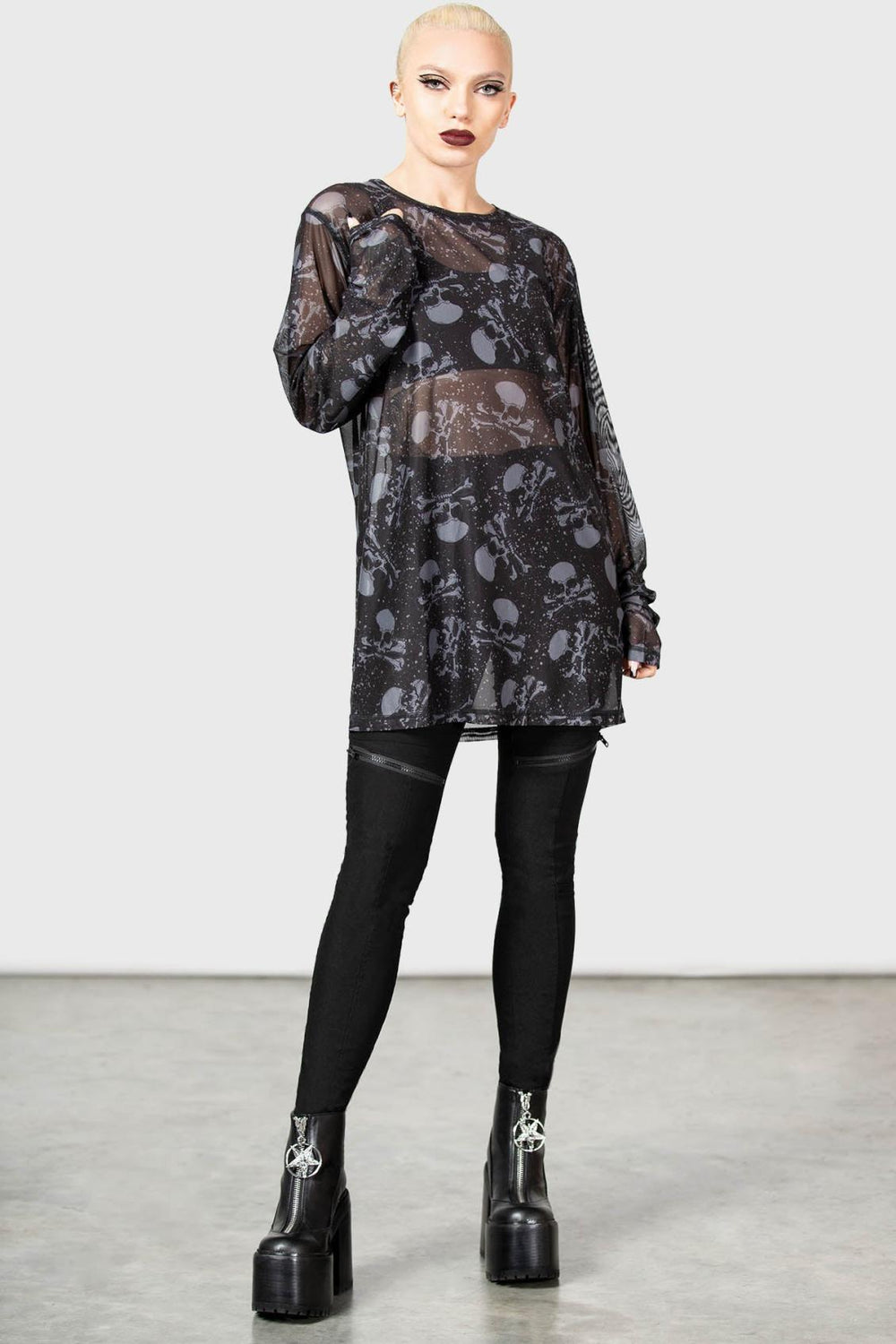 Men Long Sleeves | Killstar Fright Train Long Sleeve Top