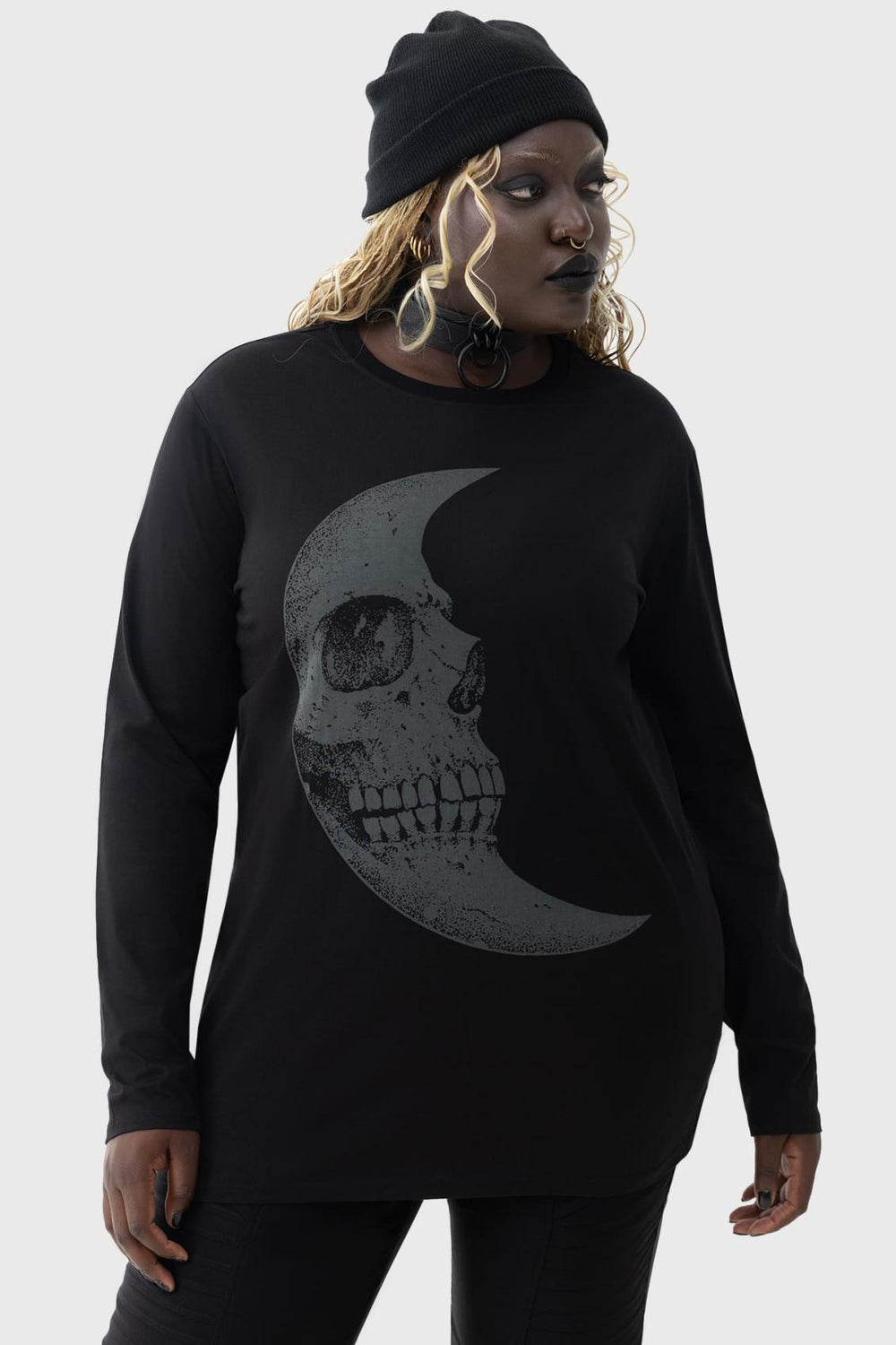 Men Long Sleeves | Killstar Lunar Crescent Long Sleeve Top