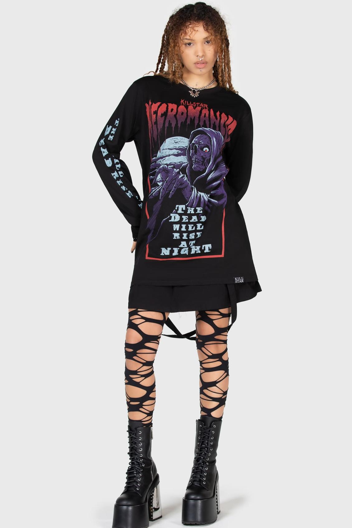 Men Long Sleeves | Killstar Necromancer Long Sleeve Top