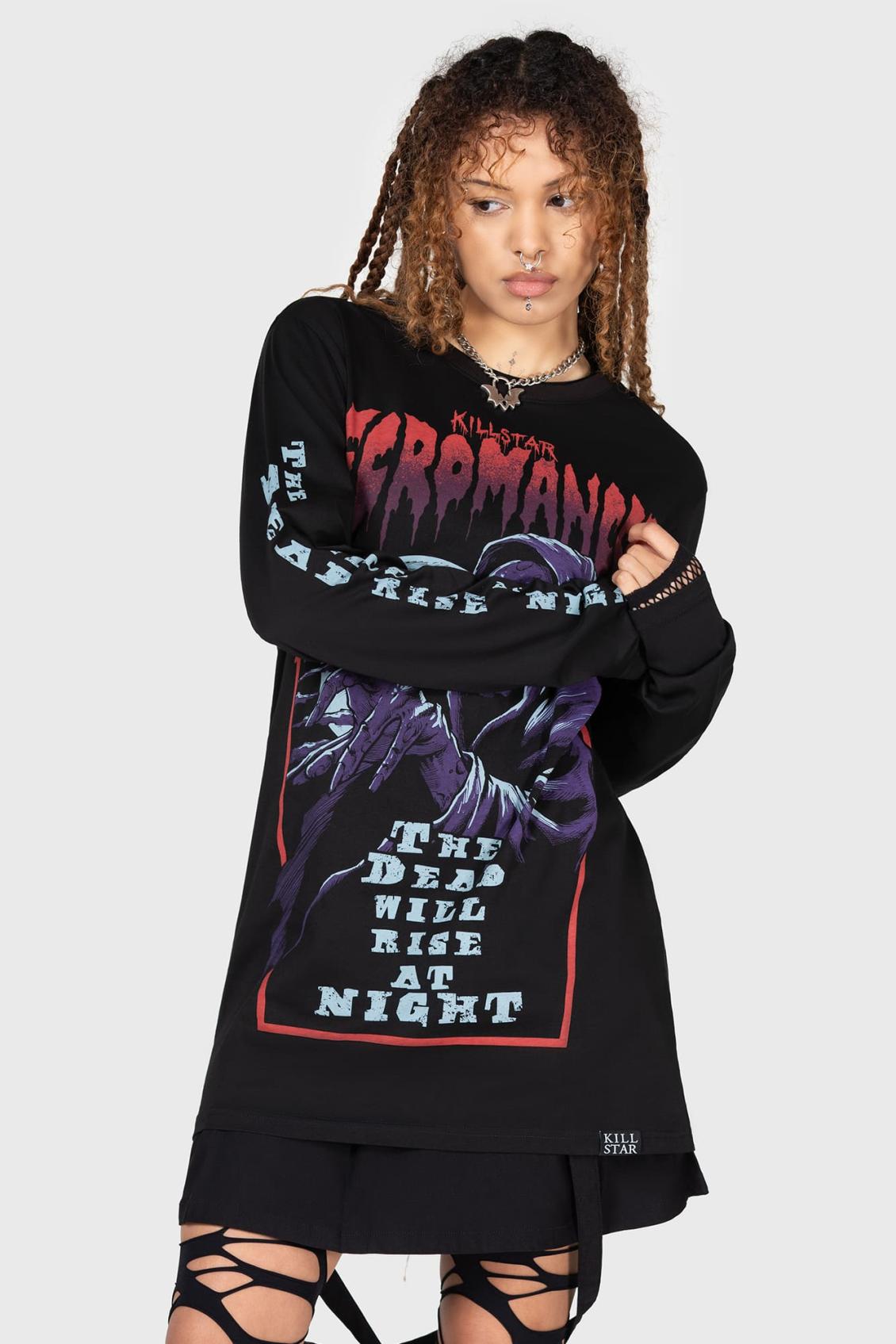Men Long Sleeves | Killstar Necromancer Long Sleeve Top