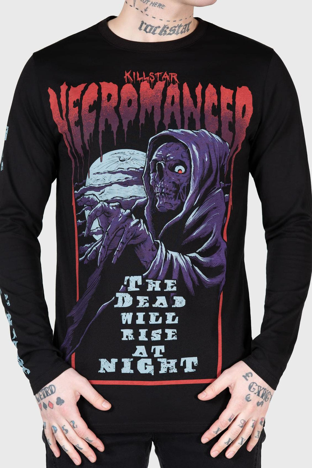 Men Long Sleeves | Killstar Necromancer Long Sleeve Top