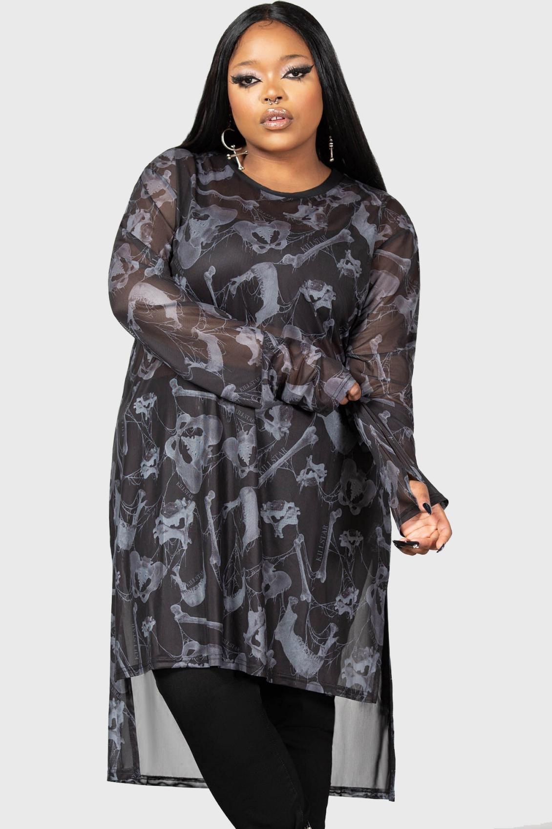 Men Long Sleeves | Killstar Ossuary Long Sleeve Top