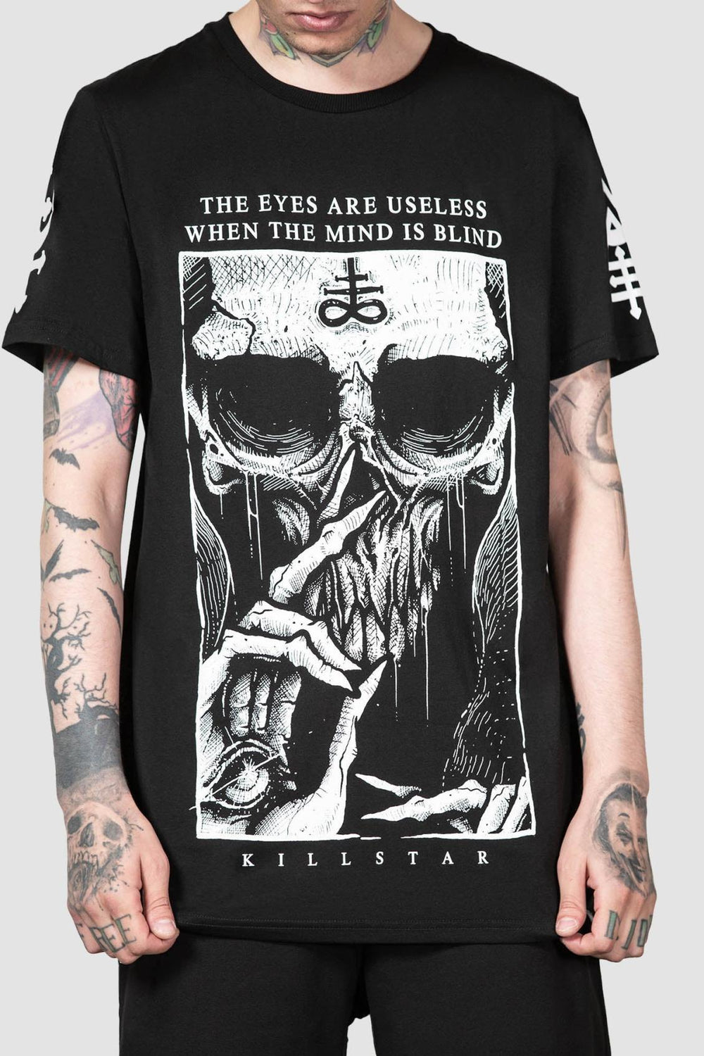 Men T-Shirts &amp; Vests | Killstar Blind Mind T-Shirt [B]