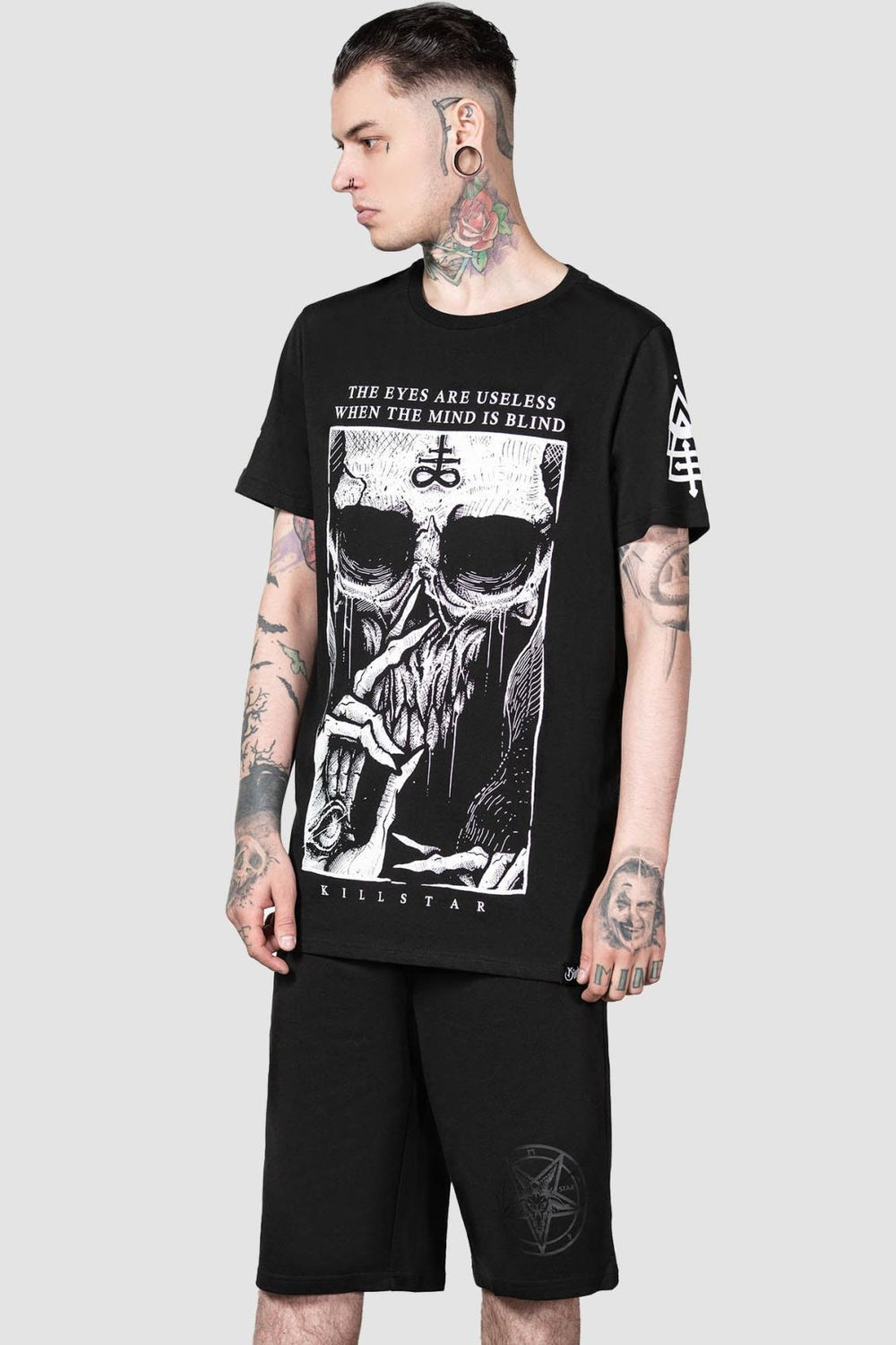 Men T-Shirts &amp; Vests | Killstar Blind Mind T-Shirt [B]