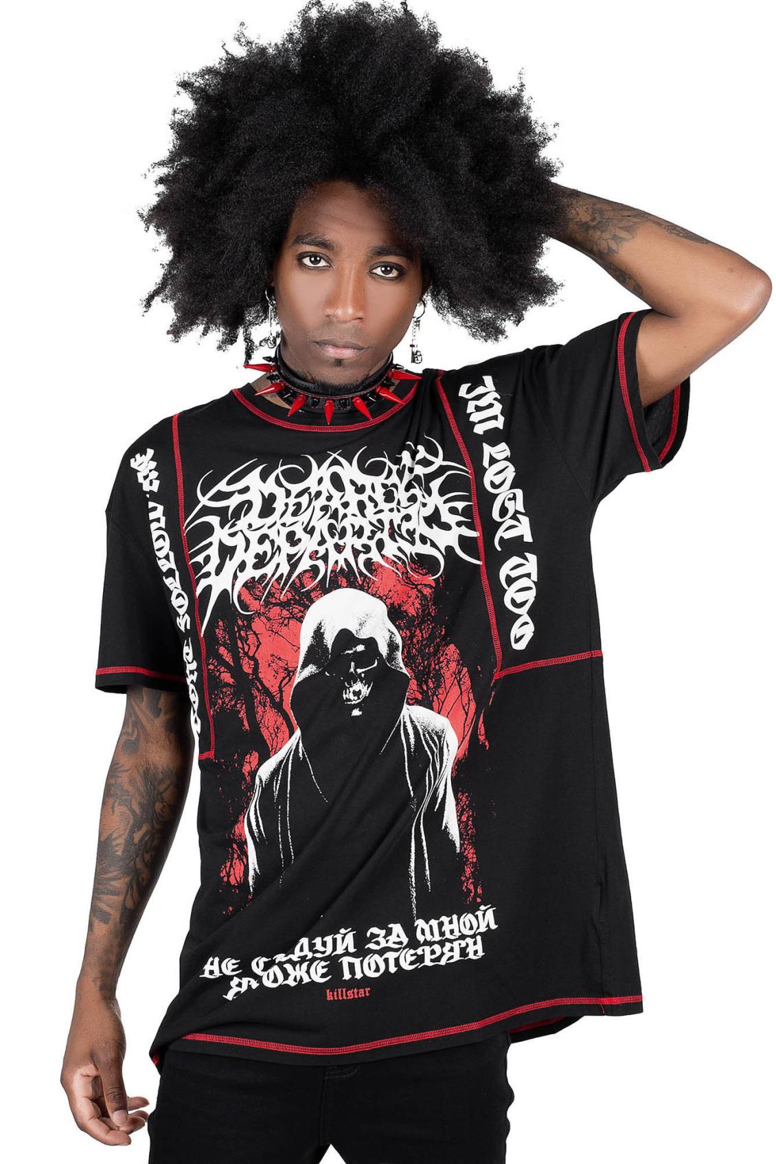 Men T-Shirts &amp; Vests | Killstar Departed Oversized Top
