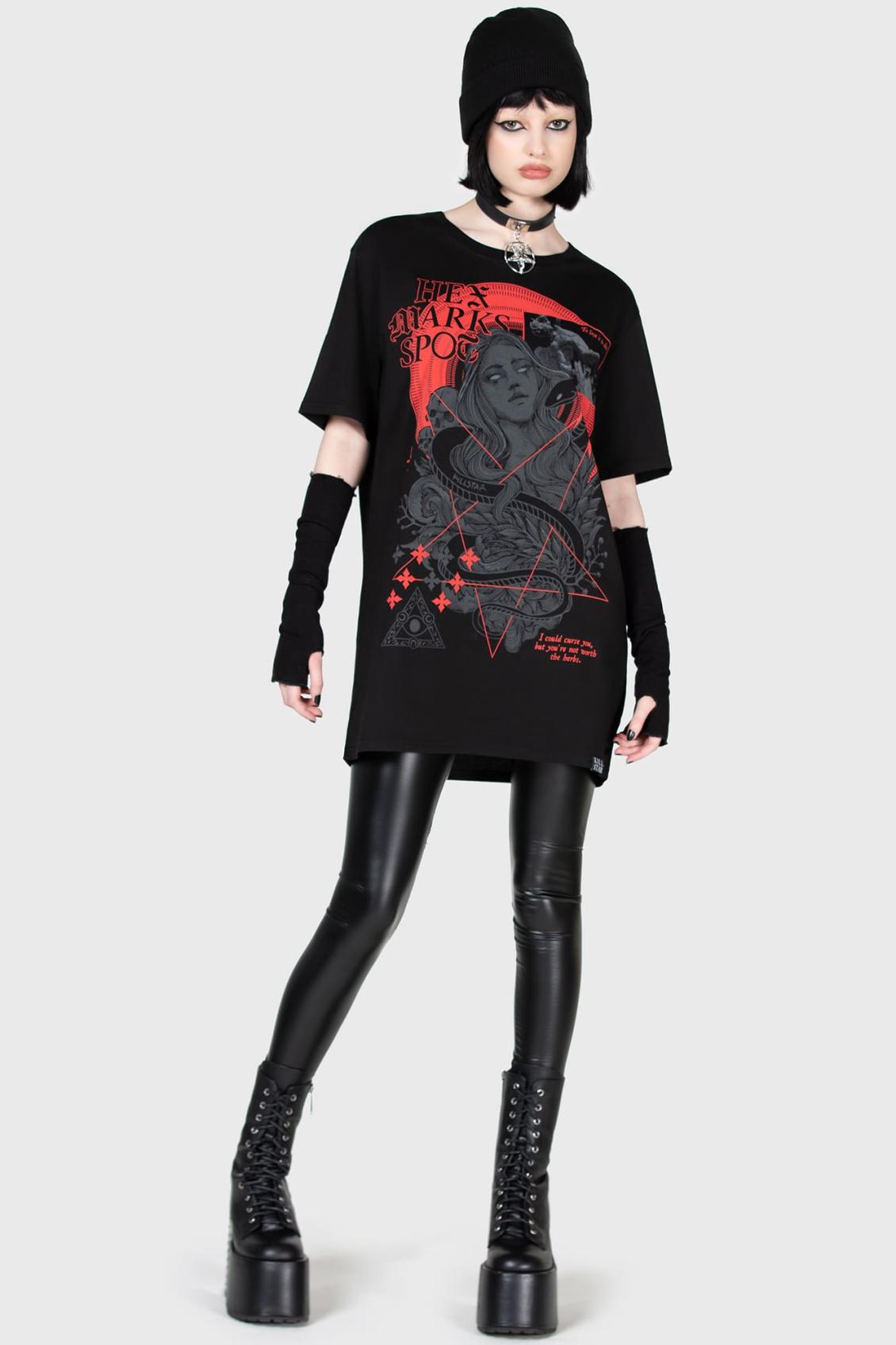 Men T-Shirts &amp; Vests | Killstar Hex Marks T-Shirt