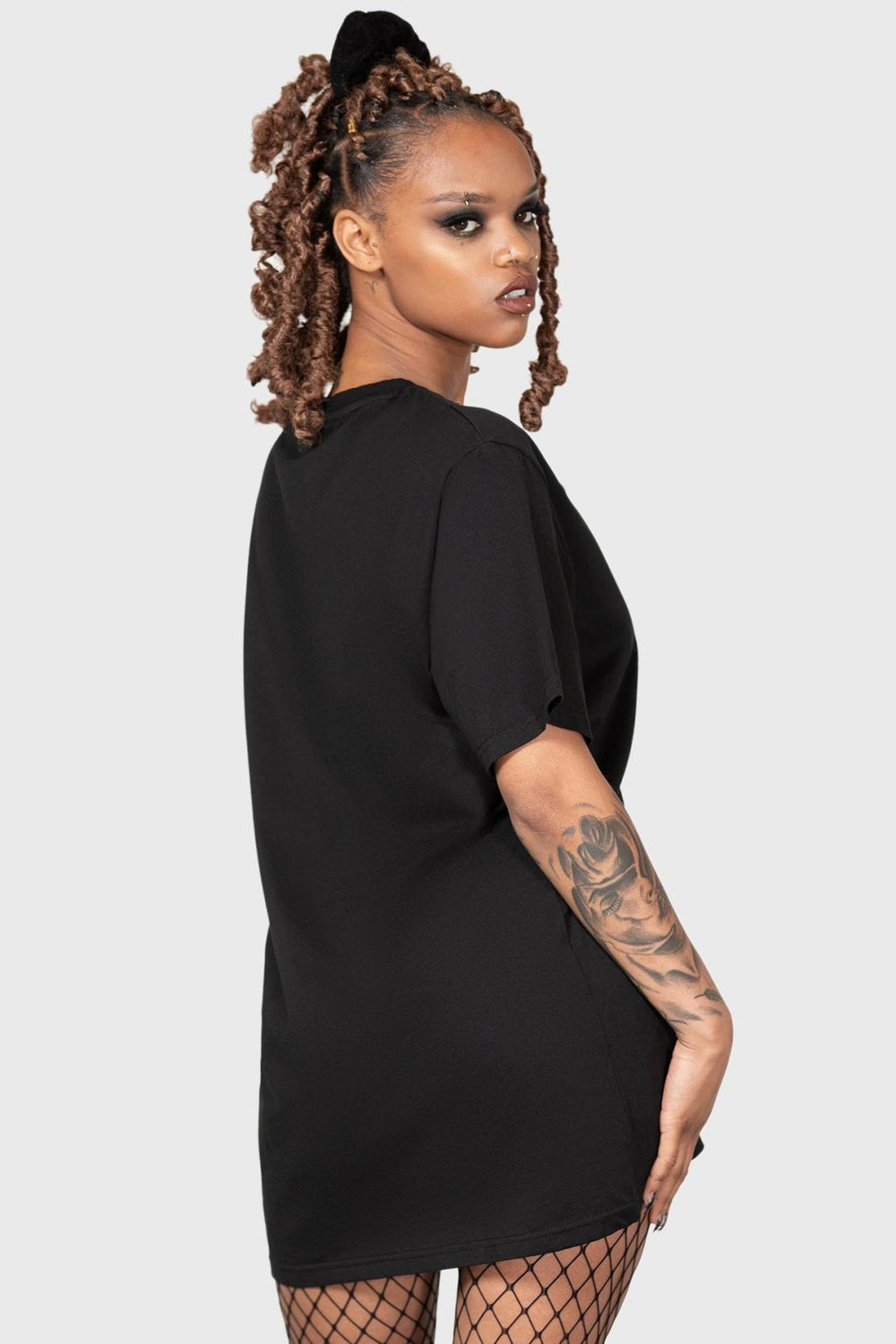 Men T-Shirts &amp; Vests | Killstar Ray Of Jet Black T-Shirt