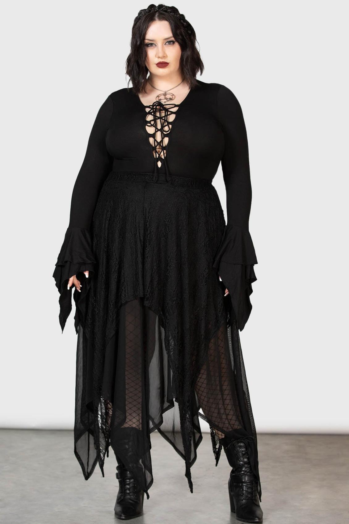 Women Bodysuits | Killstar Black Roses Bodysuit