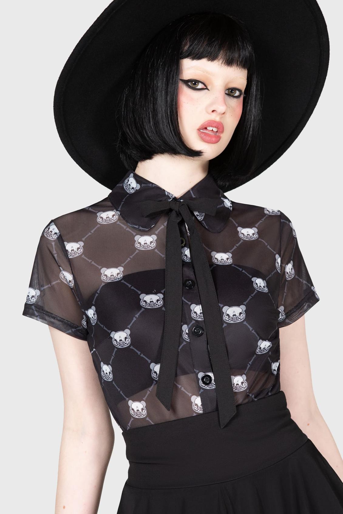 Women Bodysuits | Killstar Goth Bear Bodysuit