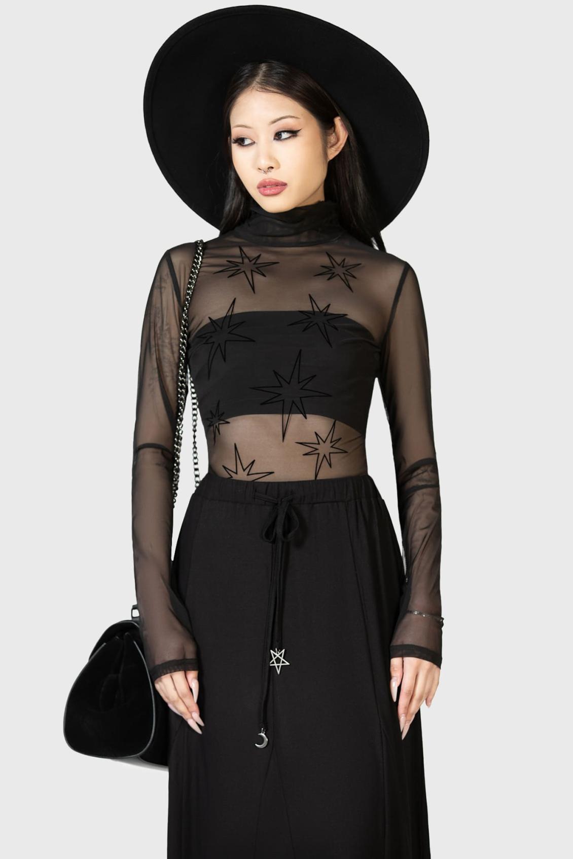 Women Bodysuits | Killstar Mercury Of Celestial Bodysuit