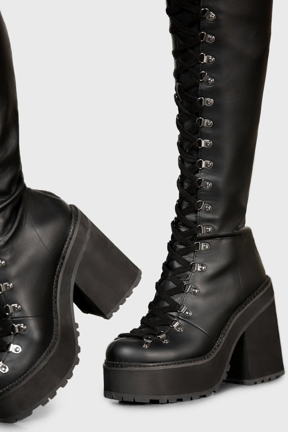 Women Boots | Killstar Bloodletting Knee-High Boots