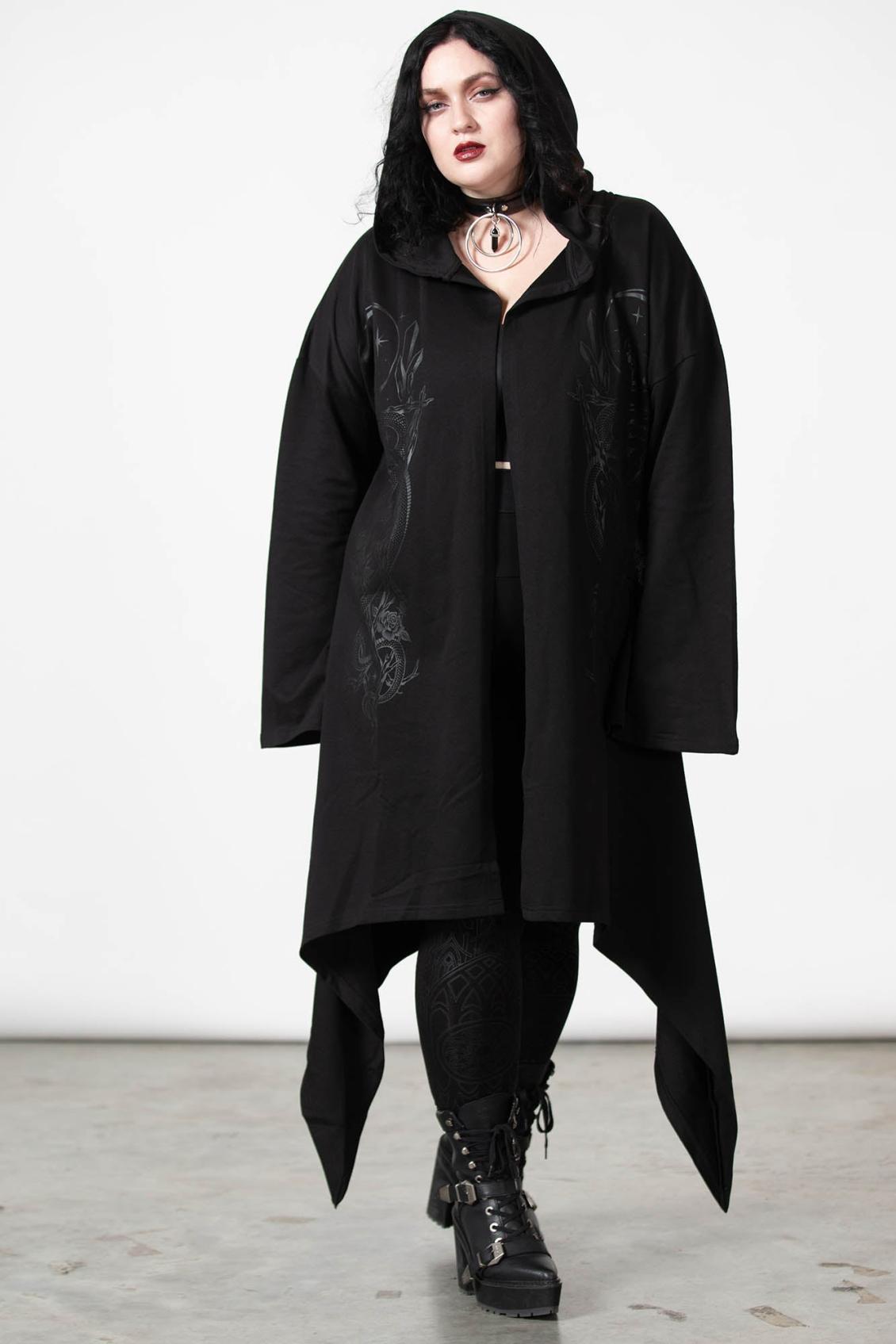 Women Cardigans | Killstar Lunar Wizard Hooded Cardigan