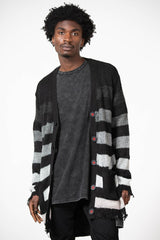 Women Cardigans | Killstar Stripe Of Evil Cardigan