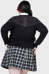 Women Cardigans | Killstar Web With It Cardigan