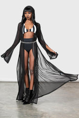Women Cloaks | Killstar Mabel&#039;s Mayhem Mesh Cover Up