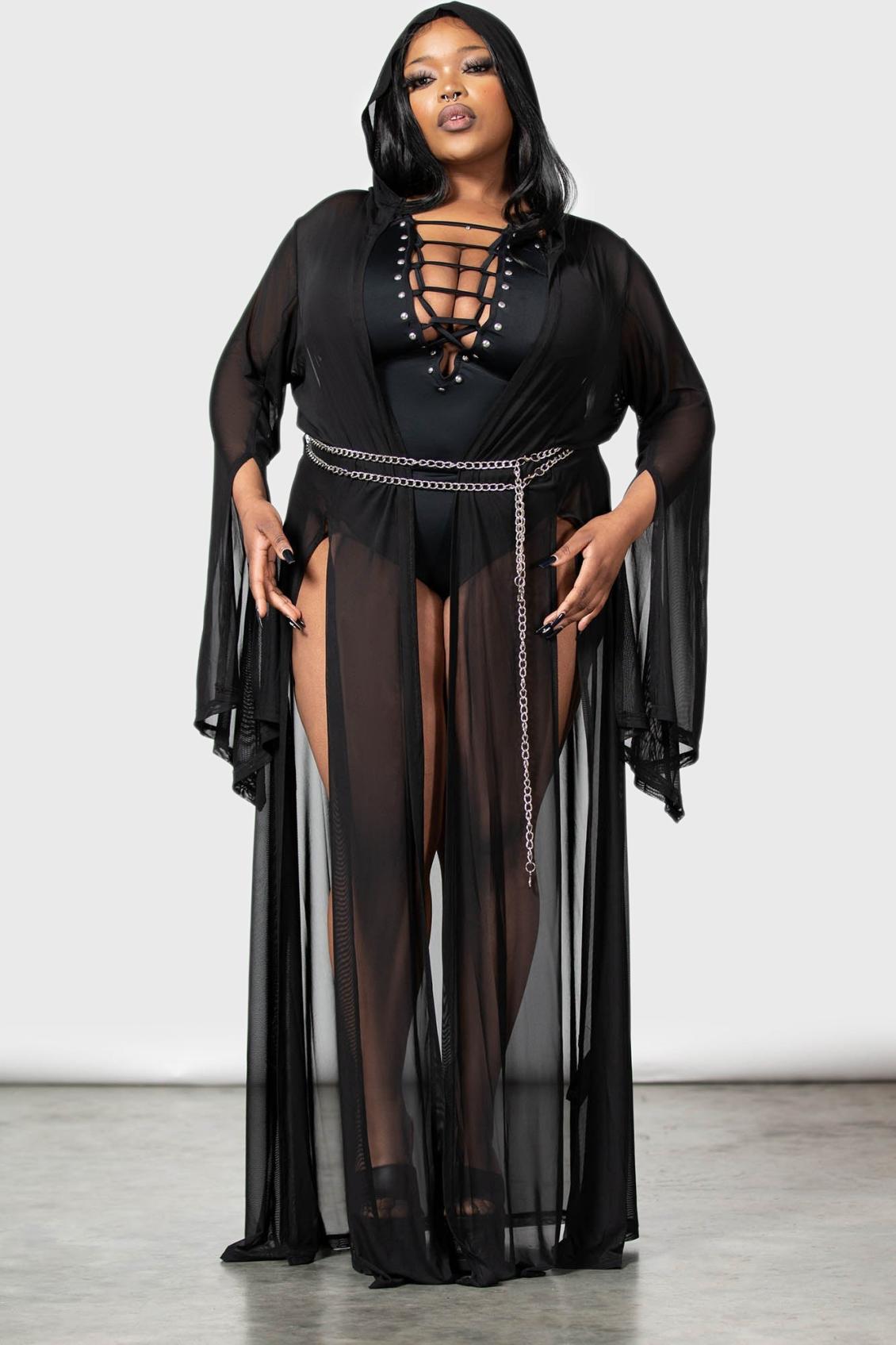 Women Cloaks | Killstar Mabel&#039;s Mayhem Mesh Cover Up