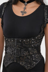 Women Corsets | Killstar Malapas Underbust Corset [BLACK LILY]