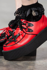 Women Creepers | Killstar Hexellent Creepers [BLACK/RED]