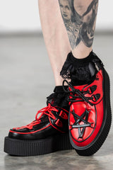 Women Creepers | Killstar Hexellent Creepers [BLACK/RED]