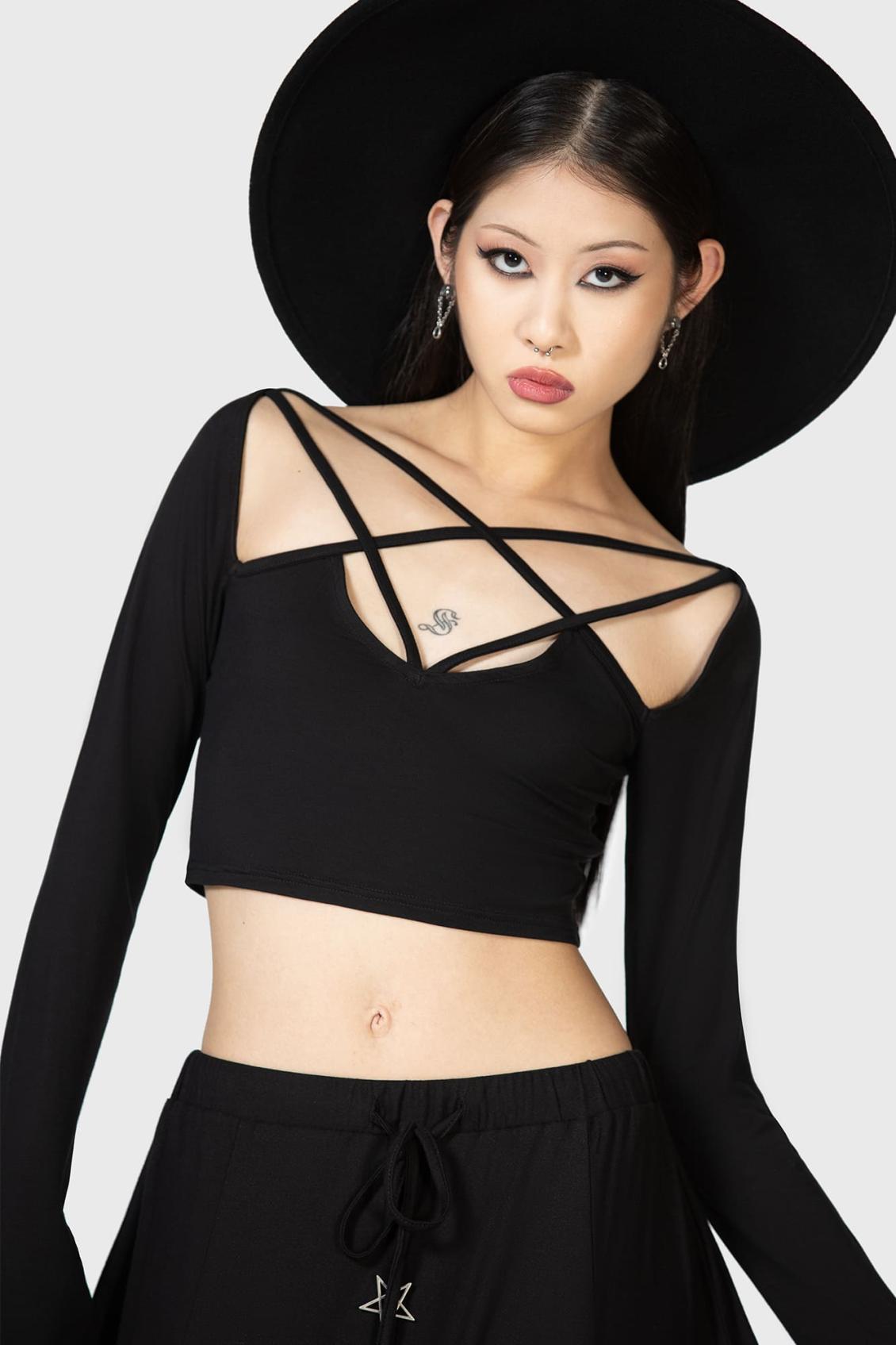 Women Crop | Killstar Celestial Night Crop Top