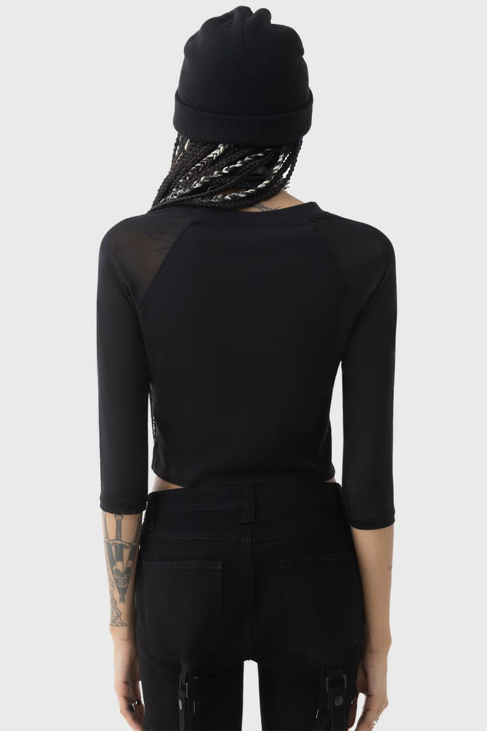 Women Crop | Killstar Crescent Doom Top