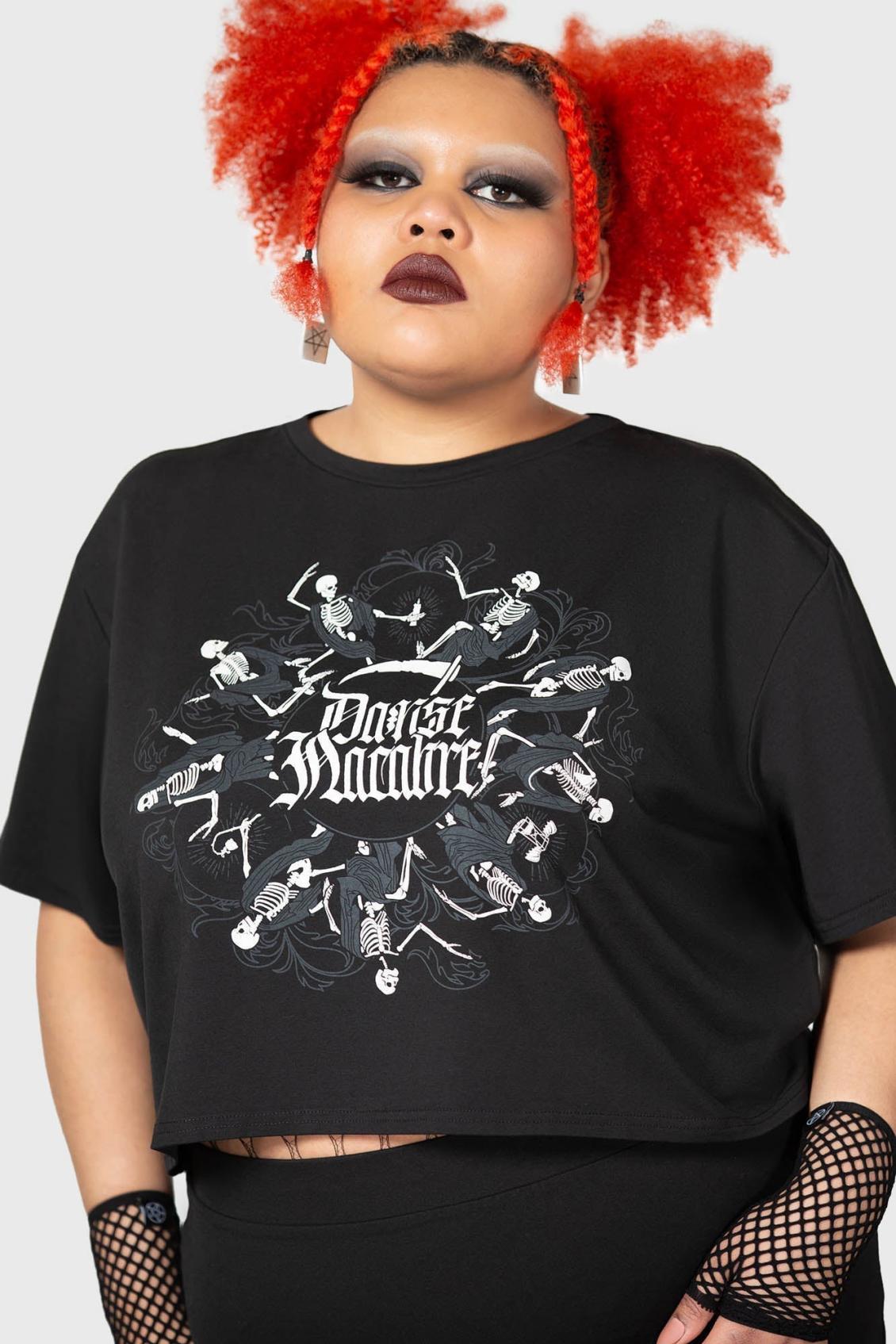 Women Crop | Killstar Danse Macabre Crop Top