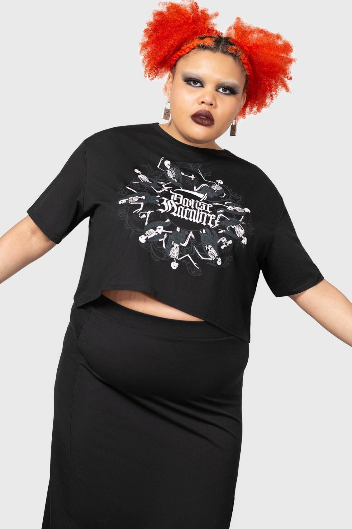 Women Crop | Killstar Danse Macabre Crop Top