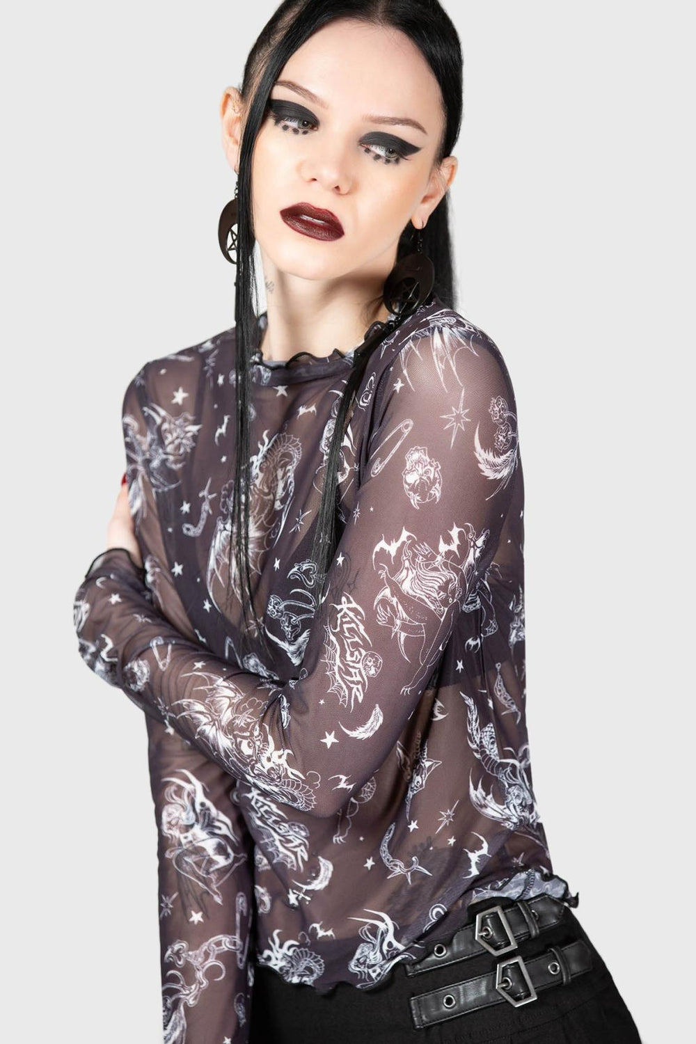 Women Crop | Killstar Dazed Skull Crop Top