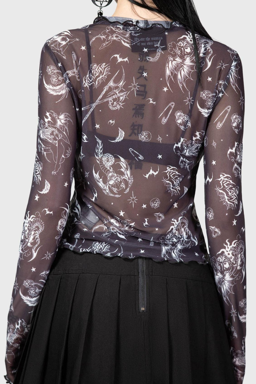 Women Crop | Killstar Dazed Skull Crop Top