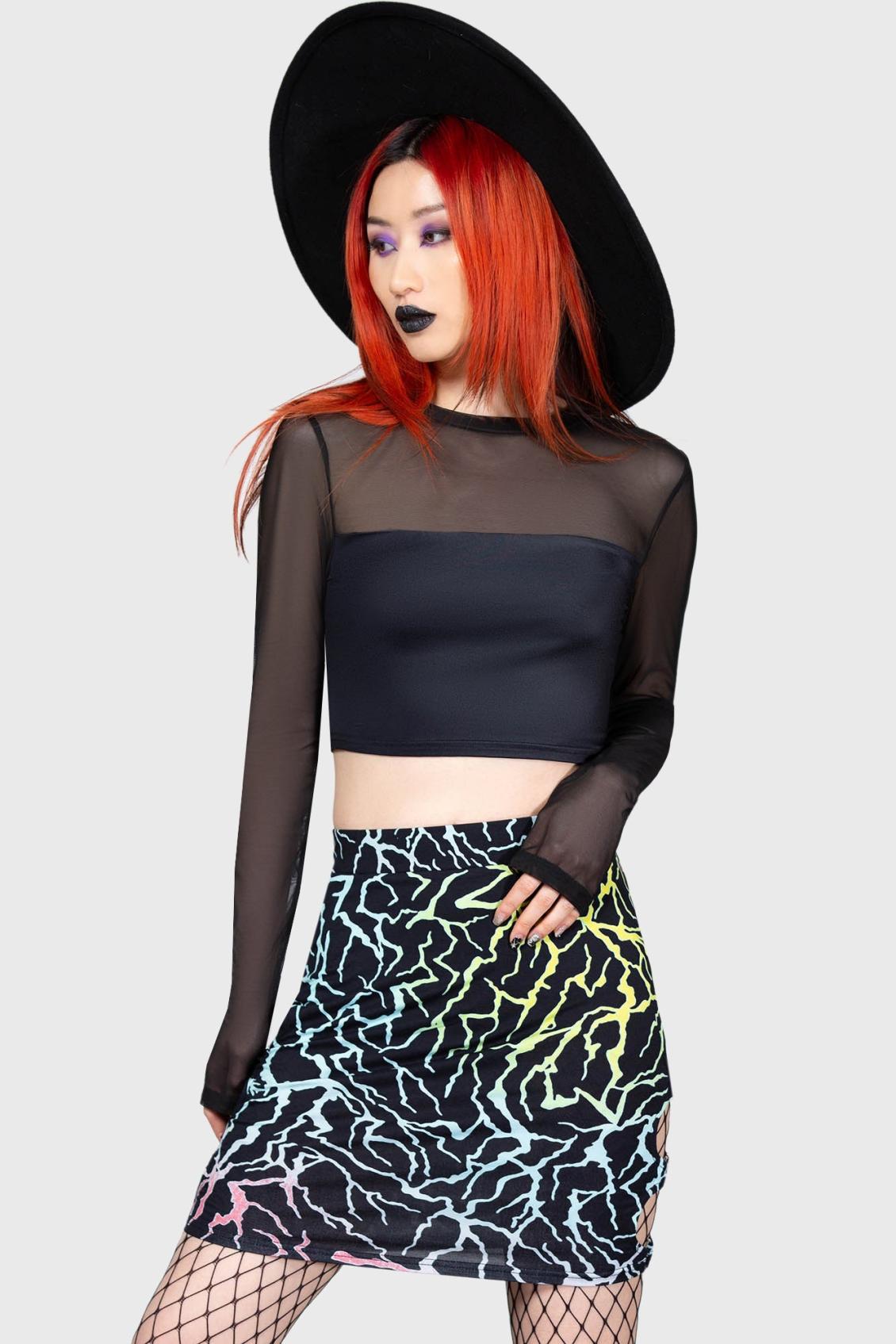 Women Crop | Killstar Ghoul Sweat Crop Top