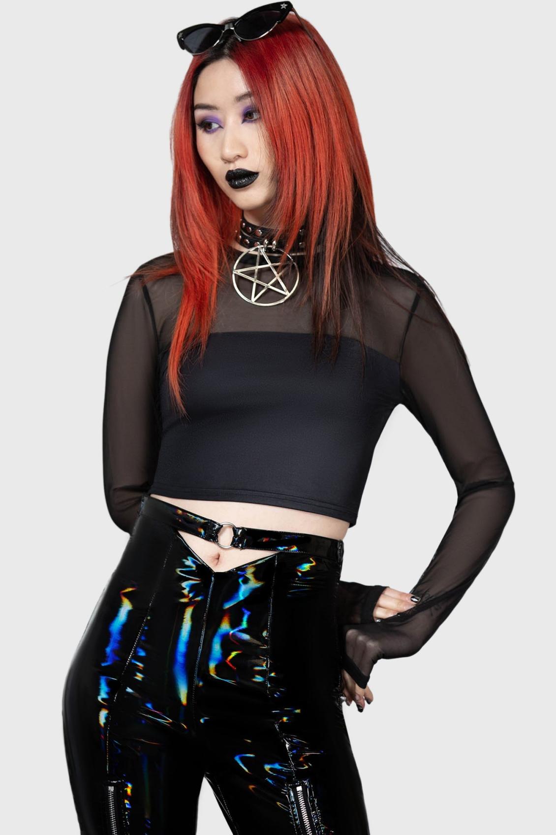 Women Crop | Killstar Ghoul Sweat Crop Top